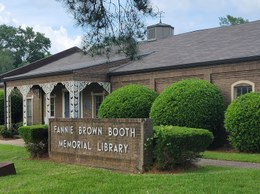 Fannie Brown Booth Memorial Library Logo